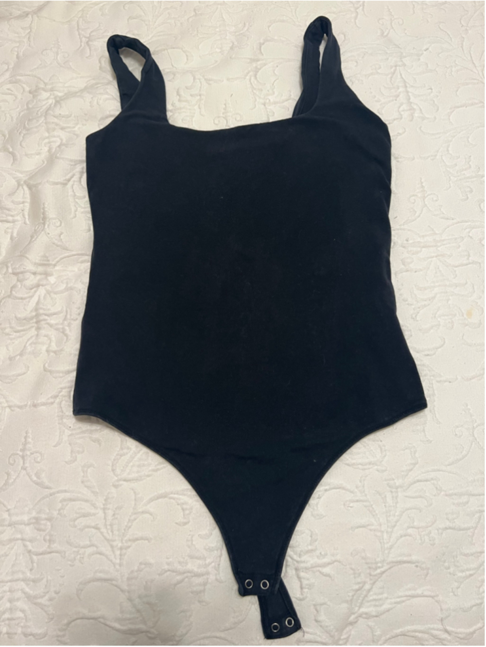 Women's Abercrombie & Fitch Black Bodysuit Size L